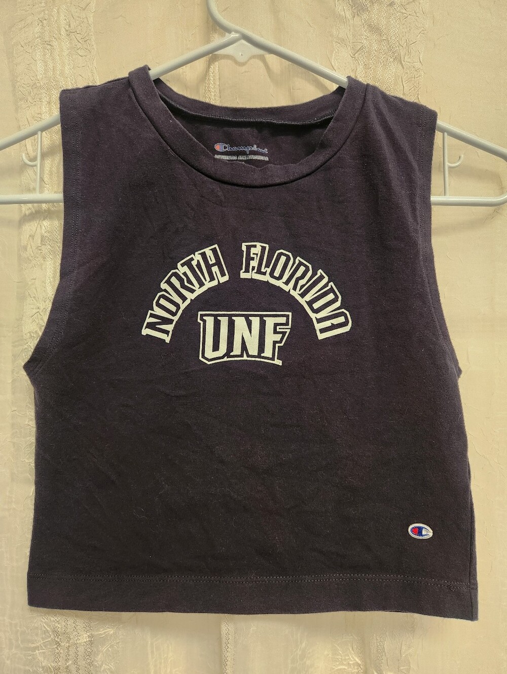 Champion Navy UNF Sleeveless Crop Tank